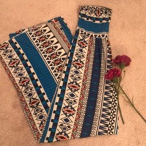 Abstract print Boutique wide leg pants